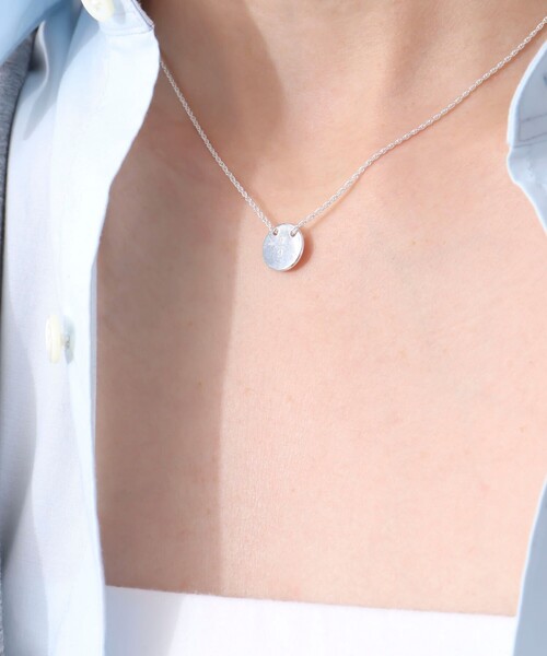 NOLLEY’S（ノーリーズ）の「【grace grace/グラスグラス】ラウンドプレートネックレス（ネックレス・レディース・シルバー・FREE）」の5枚目の写真