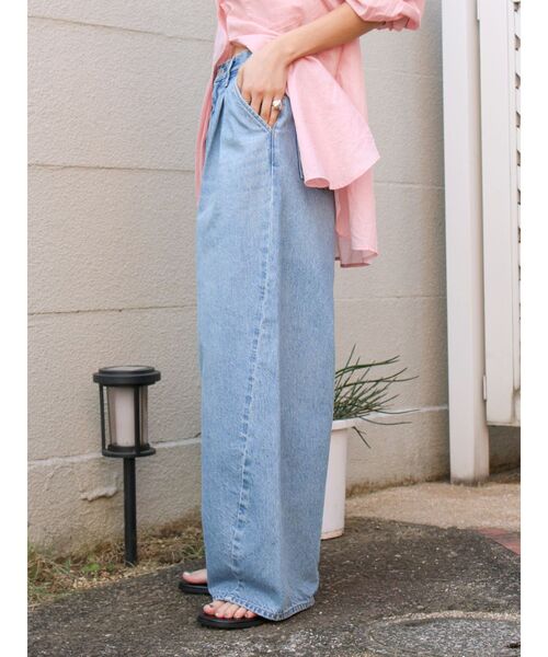 Ungrid（アングリッド）の「ウエストタックカーブデニム（デニムパンツ