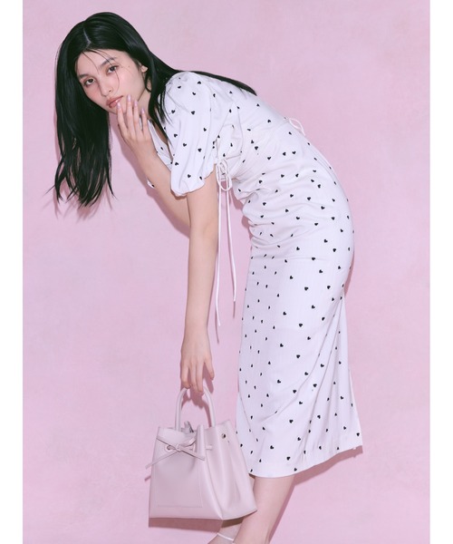 FRAY I.D（フレイアイディー）の「リボンバッグ（ショルダーバッグ・レディース・ベージュ/ピンク/ホワイト・FREE）」の11枚目の写真