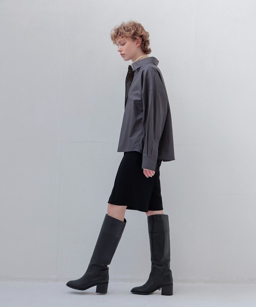 DRESSLAVE(ドレスレイブ)の「high gauge knit bonding short pants(ハイゲージニットボンディングショートパンツ)(その他パンツ・レディース・ブラック/ホワイト・38)」の16枚目の写真