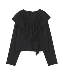 ETRE TOKYO | カットオフフリルネックシャツ(シャツ/ブラウス)