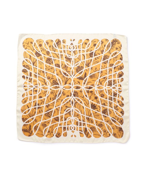 VIS（ビス）の「70×70フラワースカーフ（バンダナ/スカーフ・レディース・グリーン/ライトグリーン/クリーム・FREE）」の17枚目の写真