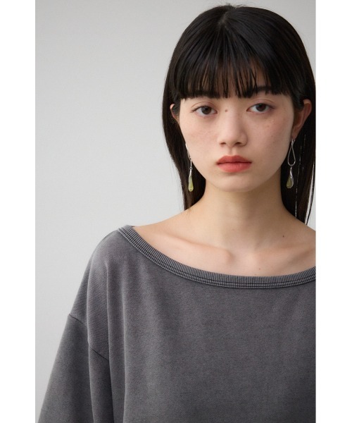 AZUL by moussy(アズールバイマウジー)の「ドロップシェイプドアクリルピアス(ピアス(両耳用)・レディース・クリア/ライム・FREE)」の4枚目の写真