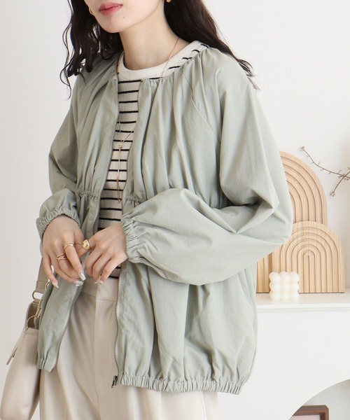 シャルレ ギャザーブルゾン M〜L 最高ファッション - シャルレ ギャザーブルゾンМ〜L新品