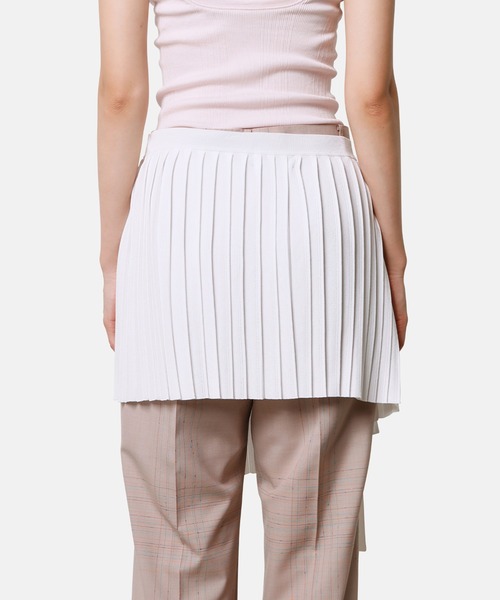 iRENE(アイレネ)の「ニットプリーツスカート / Knit Pleats Skirt(スカート・レディース・オフホワイト/グレー/ブラウン・36)」の14枚目の写真
