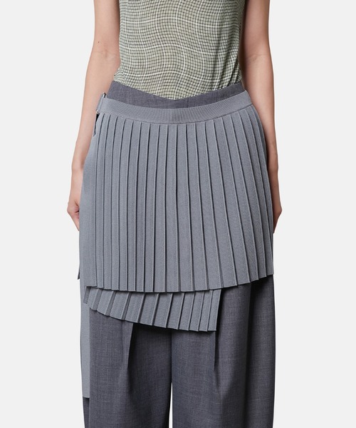 iRENE(アイレネ)の「ニットプリーツスカート / Knit Pleats Skirt(スカート・レディース・オフホワイト/グレー/ブラウン・36)」の20枚目の写真