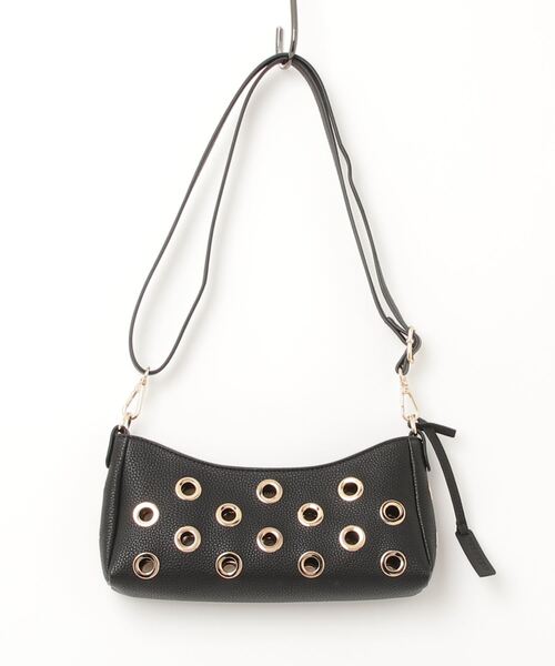 VELETTO（ベレット）の「(VELETTO)EYELET SHOULDER BAG（ショルダーバッグ・レディース・ブラック・ONE SIZE）」の2枚目の写真