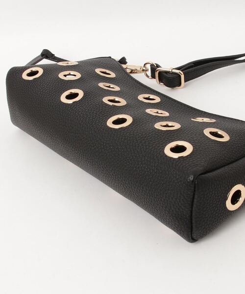 VELETTO（ベレット）の「(VELETTO)EYELET SHOULDER BAG（ショルダーバッグ・レディース・ブラック・ONE SIZE）」の3枚目の写真