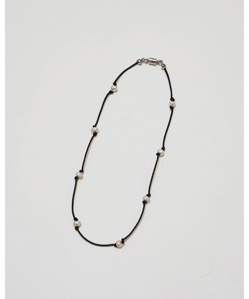 TODAYFUL（トゥデイフル）の「Cord Pearl Choker（ネックレス・レディース・バーガンディー/ブルー系その他/ブラック・FREE）」の8枚目の写真