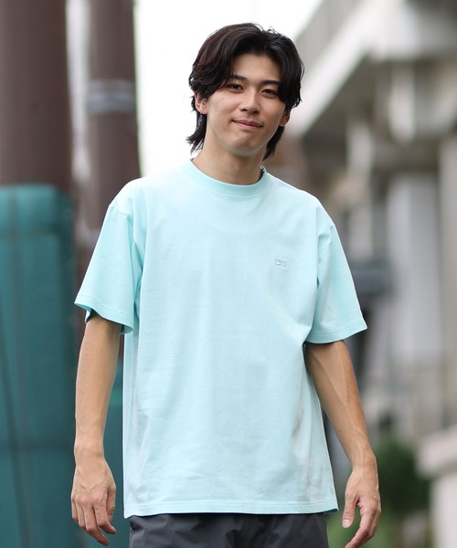半袖Tシャツ★ニューエラ★夏流行 WATER FOUNTAIN SAMBA セール】NEW ERA/ニューエラ 半袖Tシャツ ワンポイント 刺繍