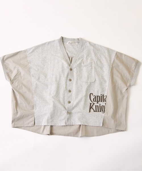 CUBE SUGAR（キューブシュガー）の「異素材切替ドルマンスリーブカーディガン（カーディガン/ボレロ・レディース・ホワイト/マルチ/トップグレー/オレンジ/スミクロ・M）」の15枚目の写真