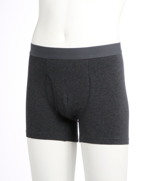 GLOBAL WORK（グローバルワーク）の「らくごこちやわらかボクサー/288116（ボクサーパンツ・メンズ・グレー/チャコールグレー/ネイビー/ブラック・LARGE/MEDIUM）」の3枚目の写真