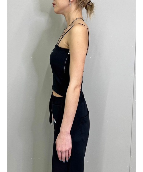 EGOIST（エゴイスト）の「ロゴ刺繍スウェットキャミトップ（キャミソール・レディース・ライトブラウン/ブラック/ライトグレー・FREE）」の11枚目の写真