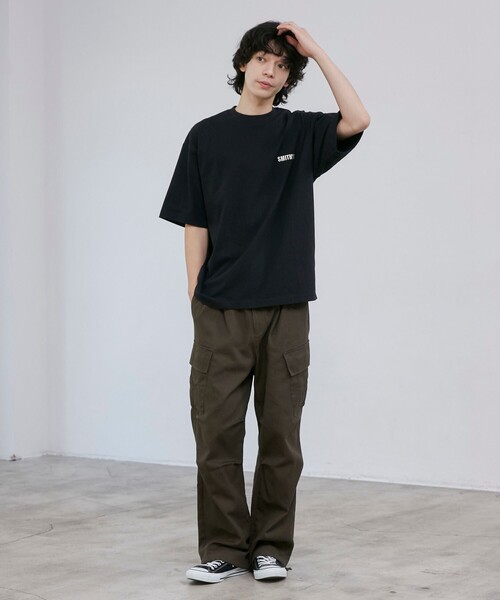 SMITH'S（スミス）の「SMITH’S（スミス）別注エンブレムプリントTシャツ（Tシャツ/カットソー・メンズ・ライトグレー/ブラック・S/XL/L/M）」の7枚目の写真