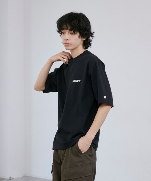 SMITH'S（スミス）の「SMITH’S（スミス）別注エンブレムプリントTシャツ（Tシャツ/カットソー・メンズ・ライトグレー/ブラック・S/XL/L/M）」の10枚目の写真