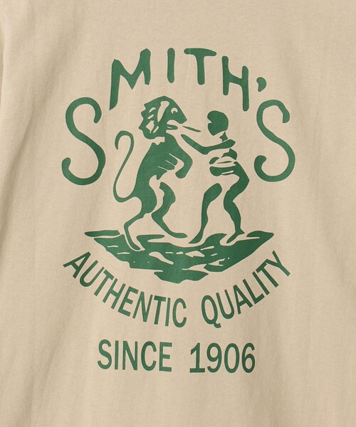 SMITH'S（スミス）の「SMITH’S（スミス）別注エンブレムプリントTシャツ（Tシャツ/カットソー・メンズ・ライトグレー/ブラック・S/XL/L/M）」の19枚目の写真