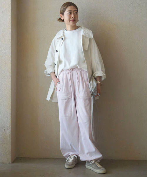 JOURNAL STANDARD LUXE(ジャーナルスタンダード ラックス)の「オーガニックテンジク クルーネックプルオーバー(Tシャツ/カットソー・レディース・アイボリー/ブラック/ホワイト・FREE)」の20枚目の写真