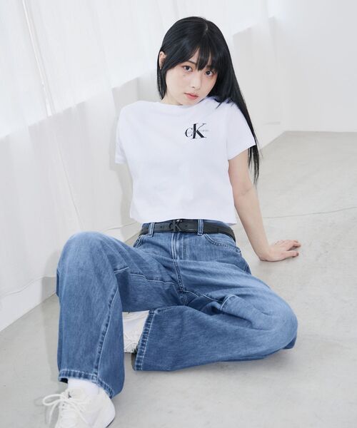 ☆ ☆ JEANS ロゴ クロップドTシャツ ロンT 428.jpg