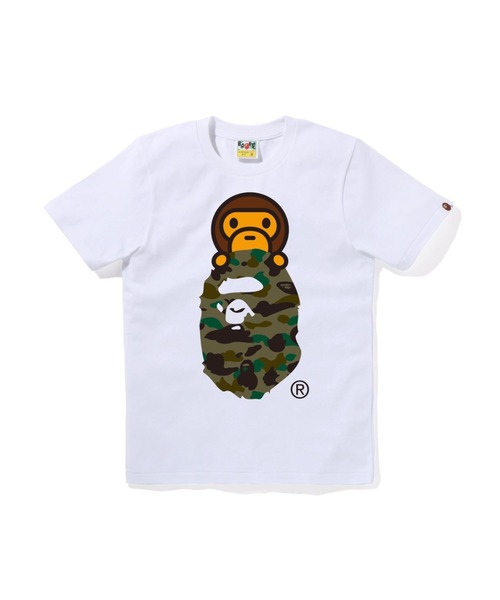 1ST CAMO MILO ON APE HEAD TEE（Tシャツ/カットソー）｜A BATHING APE  