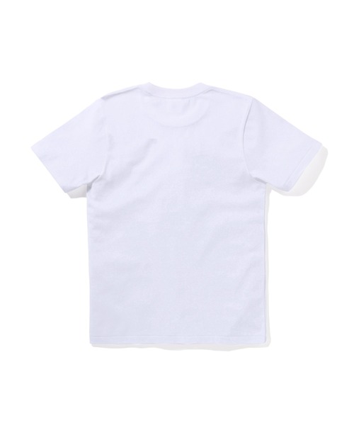 A BATHING APE（アベイシングエイプ）の「1ST CAMO MILO ON APE HEAD TEE（Tシャツ/カットソー・レディース・ホワイト×グレー/ブラック×グリーン/ホワイト×グリーン/ホワイト×イエロー/ブラック×グレー/ブラック×イエロー・SMALL/XX-SMALL/MEDIUM/X-SMALL）」の7枚目の写真