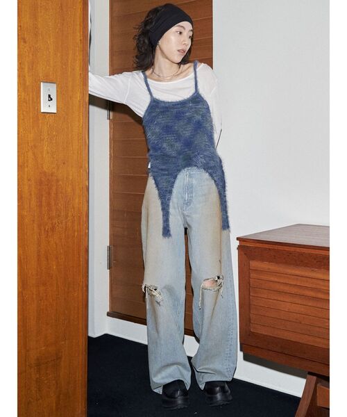 パンツ VEQUM KAI LOOSE JEANS セール】【VEQUM】KAI LOOSE JEANS（デニムパンツ）｜VEQUM