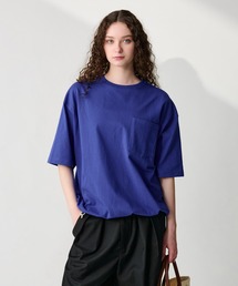 WETTEMPT（ウィテンプト）の「BICOLOR DRAW CORD TEE / バイカラードローコードT（Tシャツ/カットソー）」