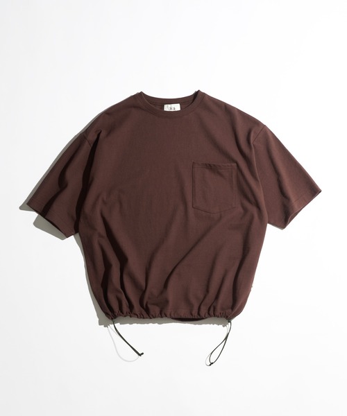 BICOLOR DRAW CORD TEE / バイカラードローコードT（Tシャツ