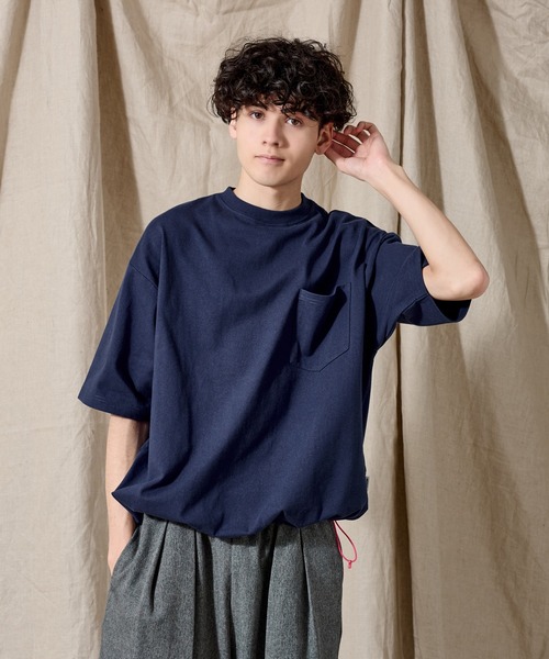 BICOLOR DRAW CORD TEE / バイカラードローコードT（Tシャツ