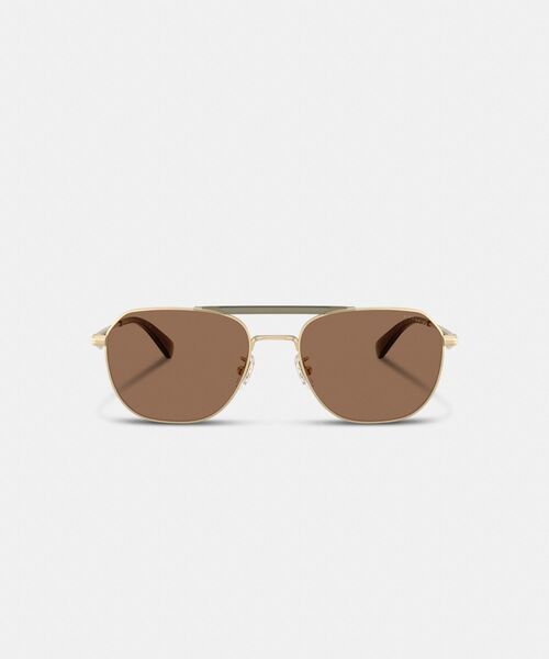 COACH(コーチ)の「C ハードウェア メタル ナビゲーター サングラス(サングラス・メンズ・グリーン系その他・ONE)」の3枚目の写真