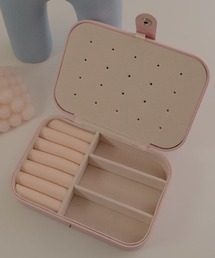 ジュエリーボックス 収納ケース ピアス」に該当するピンク/桃色系の