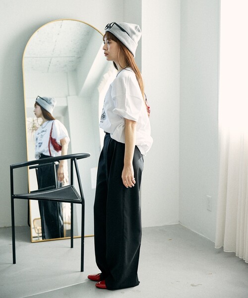 PUBLUX(パブリュクス)の「PUBLUX/パブリュクス ”SOUNDHOUSE” 4キャット アニマルプリントTシャツ 限定展開(Tシャツ/カットソー・レディース・オフホワイト/チャコールグレー・MEDIUM/SMALL/LARGE)」の19枚目の写真