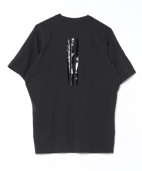 adidas(アディダス)の「アディダス adidas プレミアム アクティブ レギュラーフィット ダブルニット 半袖Tシャツ(Tシャツ/カットソー・メンズ・ブラック/ベージュ・S/M/L/LL/3L)」の3枚目の写真