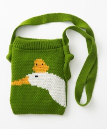 ニットミニショルダーバッグ 22x17cm