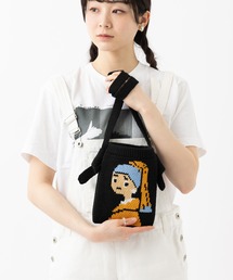 ニットミニショルダーバッグ 22x17cm