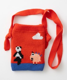 ニットミニショルダーバッグ 22x17cm