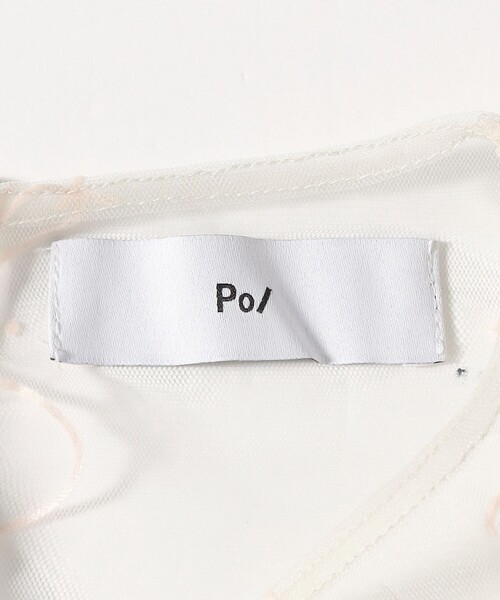 tシャツ 「PoI」tulle  naminam カットソー レディース PoI＞tulle naminam カットソー（Tシャツ/カットソー）｜PoI