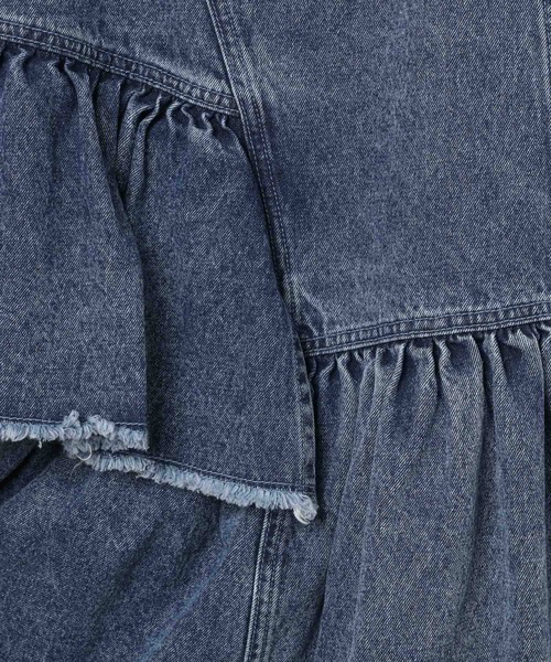 PAGEBOY（ページボーイ）の「ケミカルフリルスカート（デニムスカート・レディース・ブラック/ブルー・FREE）」の22枚目の写真