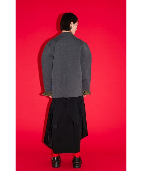 RANDOM CIRCLE DOCKING KNIT JK（テーラードジャケット）｜OMMO