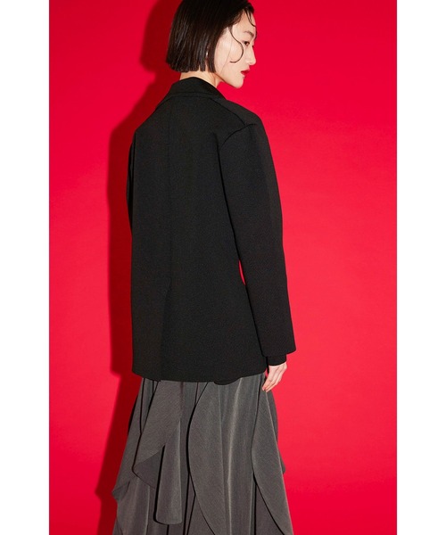 セール】RANDOM CIRCLE DOCKING KNIT JK（テーラードジャケット