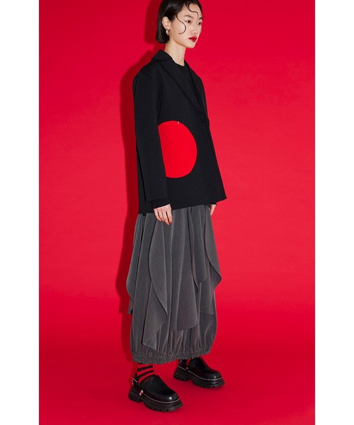 セール】RANDOM CIRCLE DOCKING KNIT JK（テーラードジャケット