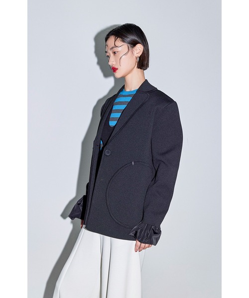 ジャケット・アウター OMMO RANDOM CIRCLE DOCKING KNIT JK OMMO ONLINE STORE / RANDOM CIRCLE DOCKING KNIT JK