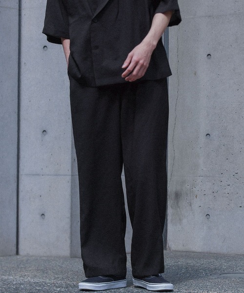 MDR(エムディアール)の「ダブルブレストシャツ&ストレートパンツ【セットアップ 2点セット】(セットアップ・メンズ・ネイビー/ブラウン/ブラック・M/L)」の11枚目の写真