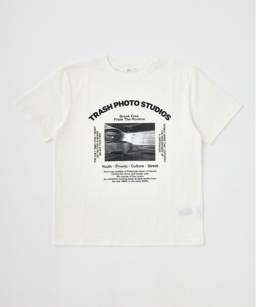 SLY(スライ)の「PHOTO LOGO 2SIZE T/SH フォト ロゴ 2サイズ Tシャツ 半袖 夏服(Tシャツ/カットソー・レディース・オレンジ/ホワイト/ブラック/杢グレー・1/2)」の15枚目の写真
