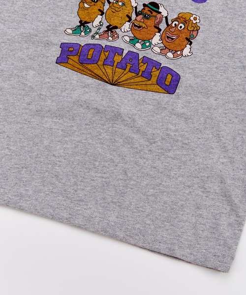 Ocean&Ground(オーシャン&グラウンド)の「FUNNYプリントリンガーTシャツ【ZOZO限定】(Tシャツ/カットソー・キッズ・グレー/ブラック/クリーム/イエロー/レッド/キナリ・90/100/110/120/80/130/140)」の17枚目の写真