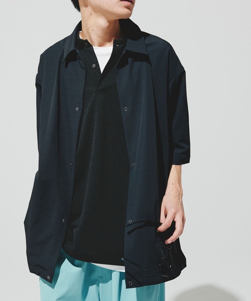 URBAN RESEARCH DOORS(アーバンリサーチドアーズ)の「『仁村紗和さん着用』『UR TECH』サマシェア シャツカーディガン(シャツ/ブラウス・メンズ・グレー/チャコールグレー/ブラック/ライトブルー・MEDIUM/LARGE/X-LARGE)」の21枚目の写真