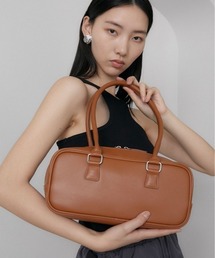 somlu. | 【somlu.】横長ロングハンドルボストンバッグ(ボストンバッグ)