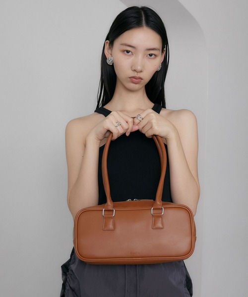 somlu.（ソンムル）の「【somlu.】横長ロングハンドルボストンバッグ（ボストンバッグ・レディース・キャメル/ブラック・FREE）」の21枚目の写真