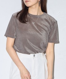 シアーベロア半袖Tシャツ