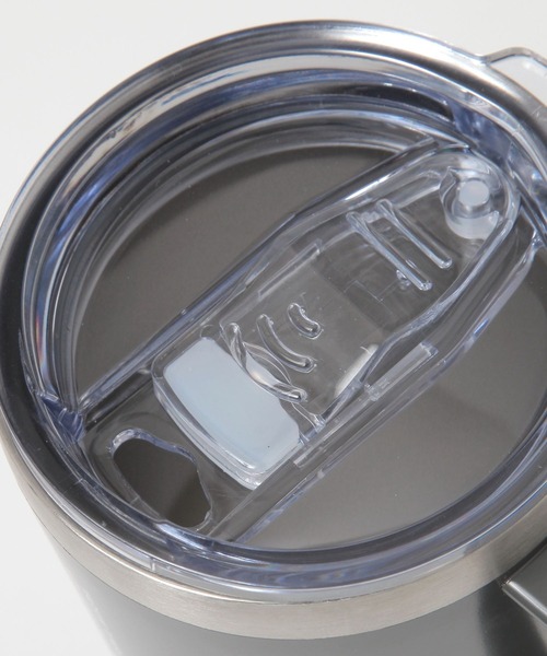 LAKOLE（ラコレ）の「【保温保冷】フタ&ハンドル付きタンブラー323162（水筒・レディース・チャコール/アイボリー/グリーン/ブルー/イエロー/オレンジ・FREE）」の19枚目の写真