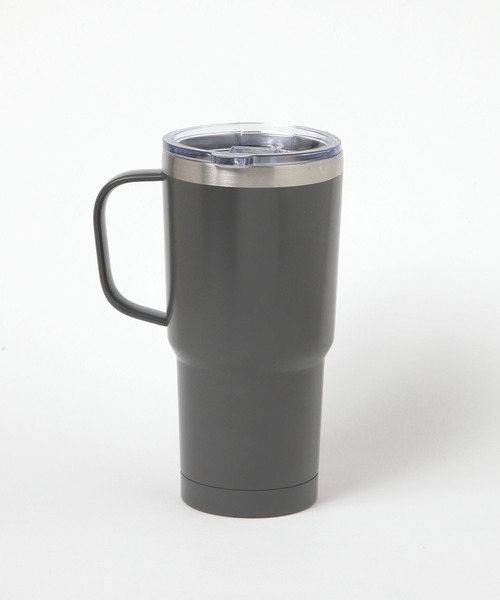 LAKOLE（ラコレ）の「【保温保冷】フタ&ハンドル付きタンブラー323162（水筒・レディース・チャコール/アイボリー/グリーン/ブルー/イエロー/オレンジ・FREE）」の16枚目の写真